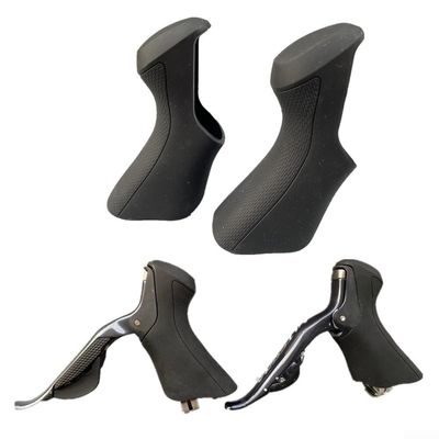 Bike Brake Lever Hoods, Rubber Road Bike Shift Grips, Bike Brake Cover Protector for ST-6870, Compatible with for ULTEGRA for DI2 ST-6870 Cycling