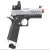 Vorsk Aluminium CNC Airsoft Hi-Capa 4.3 Gas Blowback Pistol w/Red Dot Sight (Black/Chrome) view 4
