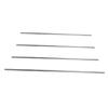 JOINPAYA 4pcs Foosball Machine Rods Metal Soccer Handles for Table Football Game Ergonomic Grip for Enhanced Control