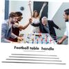 JOINPAYA 4pcs Foosball Machine Rods Metal Soccer Handles for Table Football Game Ergonomic Grip for Enhanced Control view 4