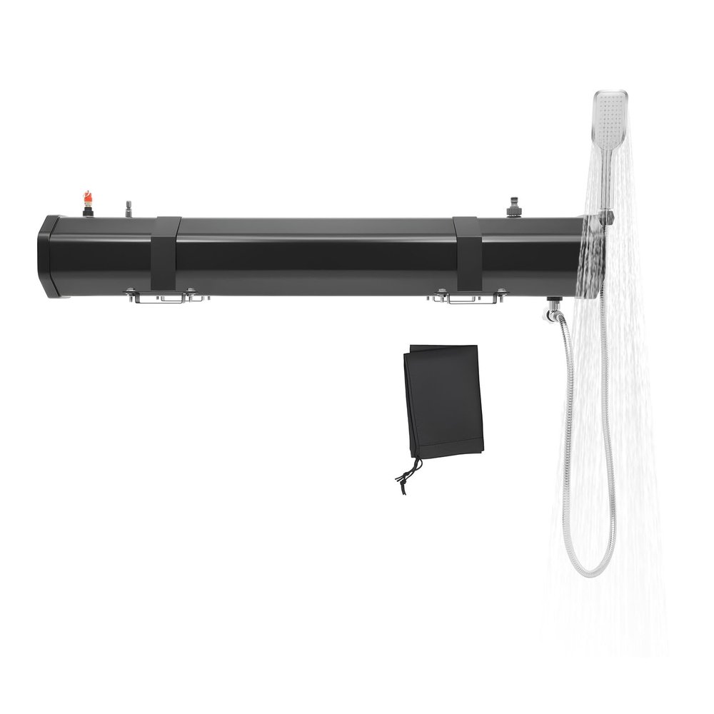 AGULIUM Road Shower, 8Gal Pressurized Water Tank with Hose and Shower Head, Roof Rack Water Tank for Camping Shower for Overland Off-Road Vehicle, Truck, RV, SUV, Sedan