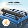 AGULIUM Road Shower, 8Gal Pressurized Water Tank with Hose and Shower Head, Roof Rack Water Tank for Camping Shower for Overland Off-Road Vehicle, Truck, RV, SUV, Sedan view 4