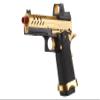 Vorsk Aluminium CNC Airsoft Hi-Capa 4.3 Gas Blowback Pistol w/Red Dot Sight (Black/Gold) view 4
