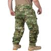 OCANXUE Men's Fleece Lined Tactical Pants Waterproof Hiking Pants Casual Thermal Cargo Pants Winter Insulated Work Pants view 2