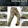OCANXUE Men's Fleece Lined Tactical Pants Waterproof Hiking Pants Casual Thermal Cargo Pants Winter Insulated Work Pants view 3