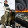 OCANXUE Men's Fleece Lined Tactical Pants Waterproof Hiking Pants Casual Thermal Cargo Pants Winter Insulated Work Pants view 4