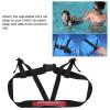 aqxreight Snowboard Training Harness Black Red Nylon Material Adjustable Controlling Speed Auxiliary Toddler Skiing Harness view 2