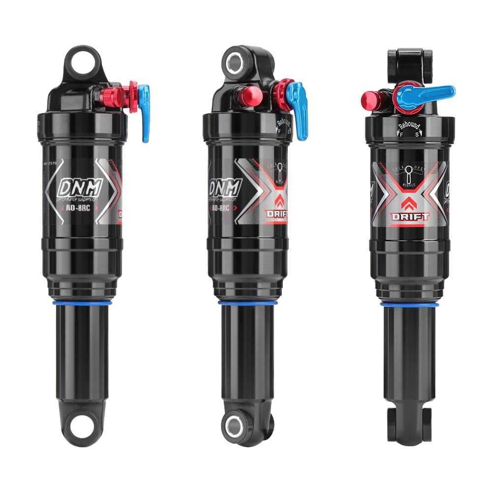AO-8RC Mtb Rear Shock Mountain Bike Air Rear Shock With Lock Out - Adjustable Air Pressure - Damping adjustment (230x67mm(9.06x2.64"))