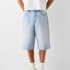 Covvoliy Men's Adult Baggy Casual Denim Shorts, Sky Blue, Size S (Length: 56 cm, Hip: 105 Waist: 81 cm), Regular Fit, Mid Rise, Cotton Blend, Machine Wash view 4