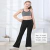 Stelle Girls Flare Leggings with Pockets High Waisted Bootcut Yoga Pants view 3