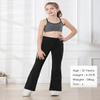 Stelle Girls Flare Leggings with Pockets High Waisted Bootcut Yoga Pants view 3