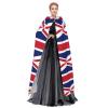 DLXW british flag hooded cape for men and women view 3