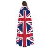 DLXW british flag hooded cape for men and women view 4