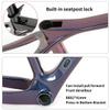 BSFHQS Carbon Fibre Mountain Bike Frame 27.5/29er 15/17/19in XC Cyclocross Disc Brake Bikes Frame 12 * 142mm Thru-Axle Shifter Brake Internal Routing Press-in BB92*41mm(Orange,29 * 17") view 4