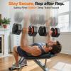 Adjustable Dumbbells Set 25LB, Weights Dumbbells Set 5/10/15/20/25lbs, Anti-Slip Handle for Exercise Fitness Workout Adjustable dumbbell set 2 (25, Pounds) view 3