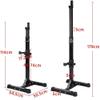 ELUKHT Adjustable Squat Rack Barbell Rack,Max Load 200kg,Bench Press Weight Lifting Bench Stand for Indoor Home Gym Strength Training Support Rack view 2