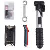 Bike Tire Repair Tool Kit, Bike Repair Tool Kit, Bike Saddle Bag Repair Tool Kits, BicycleSaddle Bag with Tire Pump, 16 in 1 Bike Multitool, BicycleTire Repair Kit for RoadMTB view 1