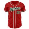 Custom Red Baseball Jersey, Baseball Jersey Men, Custom Jersey Baseball, Baseball Jersey Customize, Baseball Jersey, Custom Red Red Black-Old Gold Baseball Jersey, Baseball Shirt Men, Softball Jersey view 2