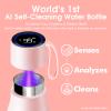 VSITOO S1 Pro 15oz Insulated Stainless Steel Self-Cleaning Water Bottle view 2
