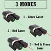 GOTICAL Pack of 2 Tactical Combo Red Laser Sight and Green Laser Sight Tactical Output view 4