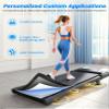 DeerRun Under Desk Treadmill with 6% Manual Incline, Walking Pad Treadmill for Home Office & Small Spaces, 0.63.8 MPH, 2.5 HP, 300 lb Capacity, App & Remote Control view 2