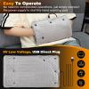 Hand Warmers Rechargeable, Small Electric Heated Pad, USB Portable Graphene Handwarmers Pouch, Hand Warmers Suit for Parents, Women, Men view 2