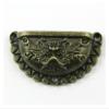 DLAHPJPT 4 Pieces Antique Brass Jewelry Box Handle Dragon Knob 48x23mm
