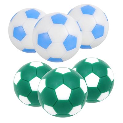 JOINPAYA 6pcs Mini Table Soccer Balls Foosball Replacement Balls for Desktop Football Game Colors for Tabletop Play