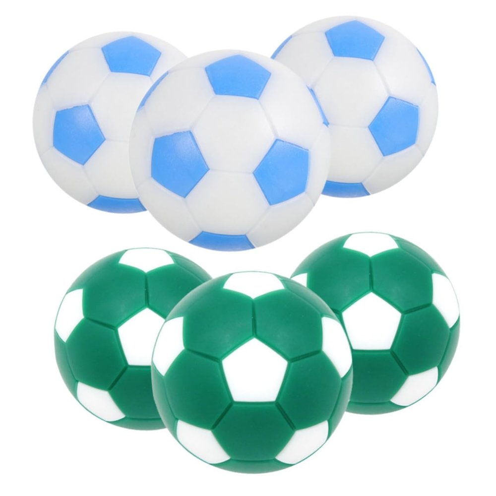 JOINPAYA 6pcs Mini Table Soccer Balls Foosball Replacement Balls for Desktop Football Game Colors for Tabletop Play