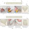Biapian Electric Balloon Pump, 3-in-1 Portable Air Pump and Sand White Heart Balloons, 10PCS 18inch Cream Foil Heart Shape Balloons for Valentine Birthday Pool Party Inflate Supplies view 4