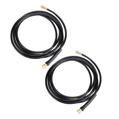 16ft Outboard Hose Kit, HO5116 Rubber Brass Boat Marine Hydraulic Hose Kit Replacement for Teleflex Hydraulic Steering Systems, 4.9m Length