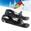 Topyond Mini Ski Skates Snow Skateboard Shoe Bindings, Adjustable Straps, Metal Edges Ski Shoes for Winter Outdoor Sports, Slopes, Snow Parks, Hiking Trails view 2