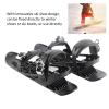 Topyond Mini Ski Skates Snow Skateboard Shoe Bindings, Adjustable Straps, Metal Edges Ski Shoes for Winter Outdoor Sports, Slopes, Snow Parks, Hiking Trails view 4