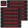 12 Pack Miaozhun Supersonic Magazine Marking Bands Supersonic Ammo Caliber Identification Marker Holster Accessories (Black-Red) view 1