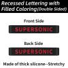12 Pack Miaozhun Supersonic Magazine Marking Bands Supersonic Ammo Caliber Identification Marker Holster Accessories (Black-Red) view 2