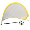 Naroote Portable Soccer Goal, Portable Soccer Goals Soccer Goal Exercise Toy 68cm Iron Pole Cloth Folding Football Gate Soccer Door Outdoor Sports for Young Child for Fun (68cm) view 3