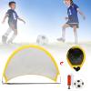 Naroote Portable Soccer Goal, Portable Soccer Goals Soccer Goal Exercise Toy 68cm Iron Pole Cloth Folding Football Gate Soccer Door Outdoor Sports for Young Child for Fun (68cm) view 4