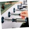 JOINPAYA 10pcs Foosball End Caps for Rods Easy Installation Plastic Pole Safety Caps for Foosball Table Replacement for Table Accessories view 2