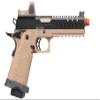 Vorsk Steel CNC Airsoft Hi-Capa 5.1 Gas Blowback Pistol w/Red Dot Sight (Tan/Black) view 3