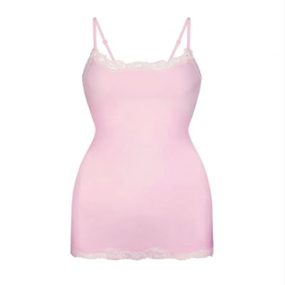 Starrylion Lace Homecoming Dress Hoco Womens Mini Dress Tight Bodycon Club Sexy Dresses for Women Padded Blush Pink M
