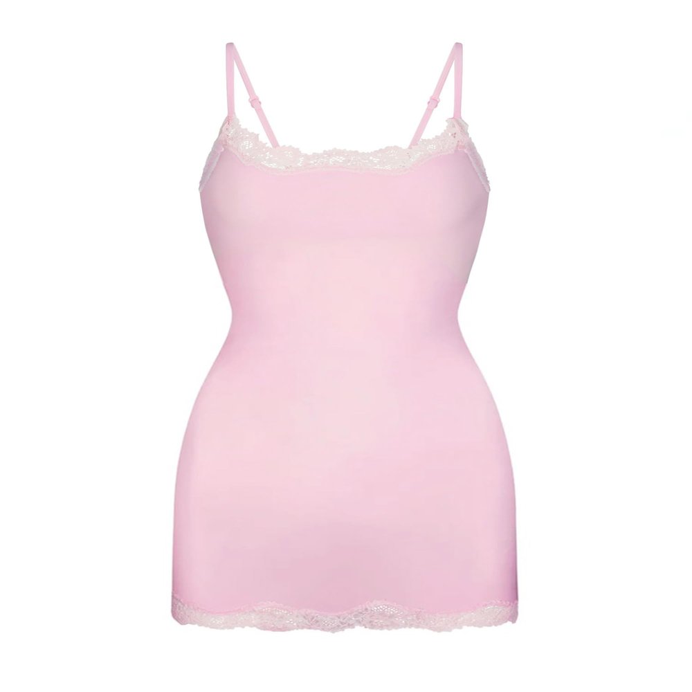 Starrylion Lace Homecoming Dress Hoco Womens Mini Dress Tight Bodycon Club Sexy Dresses for Women Padded Blush Pink M