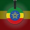 Flag of Ethiopia Round Luggage Tag 4 PCS view 2