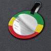 Flag of Ethiopia Round Luggage Tag 4 PCS view 3