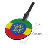 Flag of Ethiopia Round Luggage Tag 4 PCS view 4