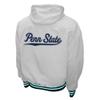 2Bhip NCAA Penn State PSU Adult White Mens College Walk-On Full Zip Soft Fleece Hood Hoodie Coat Jackets view 2