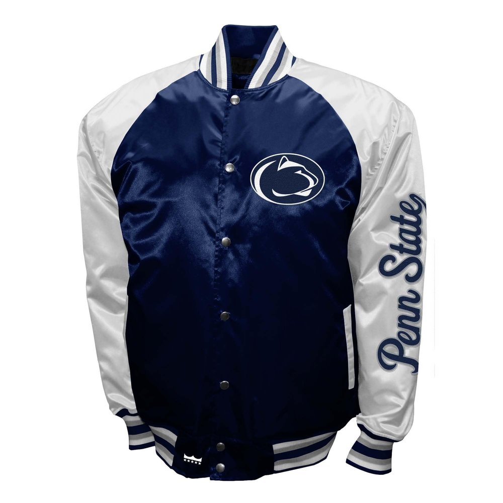 Franchise Club Mens The Game Satin Jacket (Penn State, X-Large)