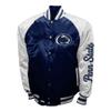 Franchise Club Mens The Game Satin Jacket (Penn State, X-Large) view 1