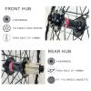 GEIRONV 26" 27.5/29in Mountain Bike Wheel, Thru-Axle 100mm/110mm 32 Holes Disc Brake Front 2 Rear 4 Bearings Double Wall Alloy Rims 7-12 Speed(15 * 110/12 * 148mm,27.5inch) view 2
