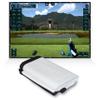 SimSpace Double Sided Projector Screen for Golf Simulator at Home, HD 4K Projection Screens with High Impact Durability, Golf Impact Screen with Eyelets, Reversible, 3.3 x 2.525 metres view 1