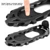 Ice Cleats, 30 Teeth Anti Slip TPE Alloy Lightweight Reusable Ice Shoes Grippers, Non Slip Convex Point Design Walk Traction Cleat Overshoe for Outdoor Mountaineering Snow (S) view 4
